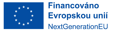 Financováno Evropskou unií – NextGenerationEU